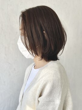 ザヘアメイクシェア(THE -HAIR MAKE SHARE-) ママのふんわりレイヤーボブ