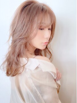 ラ ブレス 北浜プラザ(LaBless) ハイトーン透け感艶ピンクベージュ[大人可愛い 20代 30代 40代]