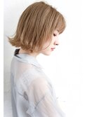 外ハネボブ/前下がりぷつっとボブ/グレージュ20代30代40代 船橋