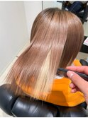 インナーカラー×髪質改善トリートメント×艶髪