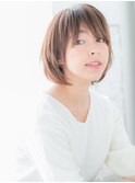 うざバング小顔ツヤ髪前下がりショートボブf小山20代30代40代