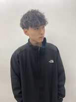 マール 矢場町(MARL)&nbsp;メンズハイライト波巻きスパイラルパーマ