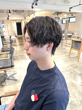 ザ オーダー(THE ORDER) 緩めパーマカット緩めスパイラルパーマメンズセンターパート