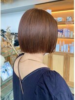 ユラギフロムユイマァル 水島店(YURAGI from YUIMARL)&nbsp;切りっぱなし×オレンジベージュ