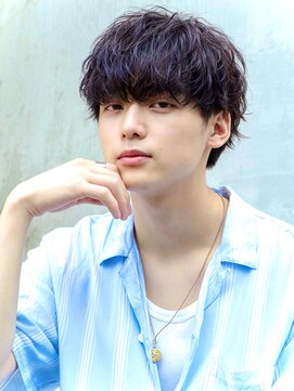 オーシャントーキョー 原宿(OCEAN TOKYO) ナチュラルラフマッシュ/ツーブロック/黒髪/パーマ