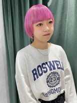 ヘン(hen)&nbsp;【心斎橋hen】ピンクヘアー　ショートヘア