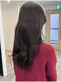 大人かわいい透明感カラーダークグレージュ*韓国風ヨシンモリ