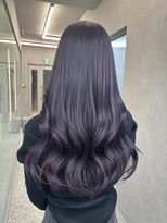 ボタン ハカタ(VOTAN hakata)&nbsp;博多/韓国ヘア/前髪顔周りカット/ラベンダーグレージュ/ブリーチ