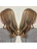 大人女性/ハイライト/白髪ぼかし/脱白髪染め/髪質改善
