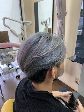 美容室マンドール ハイトーンカラー