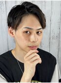 ハイライト/マッシュパーマ/ウルフ/アッシュブラック/波巻き