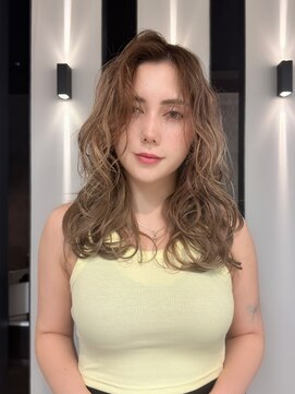 ハオ(hao) hao渋谷】ラフレイヤー×オリーブベージュ