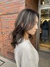インナーorハイライトカラー+カット+トリートメント　￥18500～