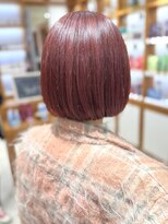 ピークアブー アヴェダ アトレ恵比寿(PEEK-A-BOO AVEDA)&nbsp;ボブ/ミニボブ/ピンクカラー/ラズベリーカラー/20代/30代