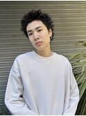 スパイキーショート/束間ショート/アップバング/刈り上げなし