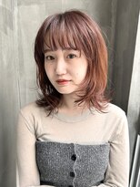 ローリー(Rowlly)&nbsp;#ウルフ＃レイヤー＃オレンジベージュ