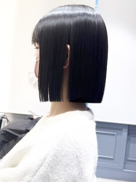 ロンドジェネルーズ 柏(Lond generous) メルティカラー似合わせカットウェーブミディアム縮毛矯正ボブ