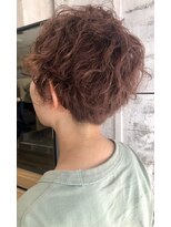 オロ(ORO) ピンクベージュのパーマスタイル 【ORO】斉藤