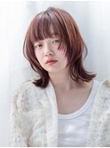 美髪くびれヘア顔周りレイヤーウルフレイヤー_F0144