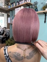 ミラシィ 稲毛(Mirashy)&nbsp;ペールピンクカラーのぱつっとボブ♪