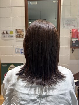 チアー ヘアリラクゼーション(cheer HAIRRELAXATION) 切りっぱなしミディアム