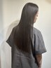 【うめ指名限定】地毛風ストレート～クセ毛を忘れてしまう自然な仕上がり～