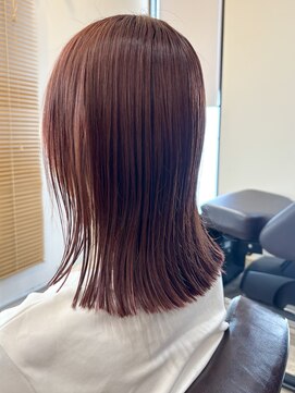 コーチ 新代田店(Coach) ぱつっと切りっぱなしロブ/チェリーレッド