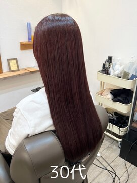 アトリエリコ(atelier RICO) 髪質改善 白髪染め ピンクラベンダー 30代 40代 50代