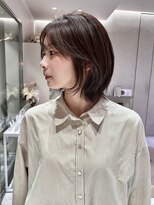 マイル 渋谷(mile)&nbsp;ショートウルフ | チョコレートブラウン 【SATSUKI】