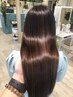【髪質改善ストレートエステ】カット+ストレート+真実の髪質改善¥22000~