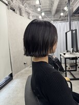 フランチェスカドットボブ(francesca.bob) オリーブグレージュ×くくれる切りっぱなしボブ【田野剛大】梅田