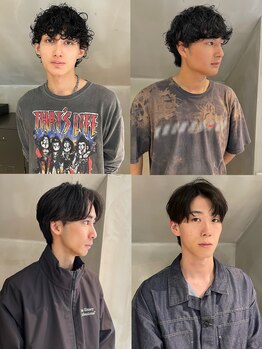 スヴニール(souvenir)の写真/【メンズ多数ご来店】当日のご予約OK○幅広い層の男性から人気！似合わせはお任せ下さい！[メンズパーマ]