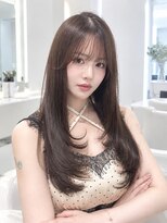 ジーナ サンシャイン通り池袋(Zina)&nbsp;透明感ベージュ×似合わせレイヤーカット