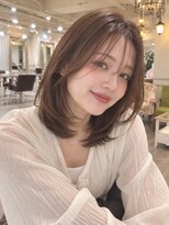 ラファンジュ ヘアー(Rohange hair)&nbsp;ミントグレージュ/流しバング/シアーバング