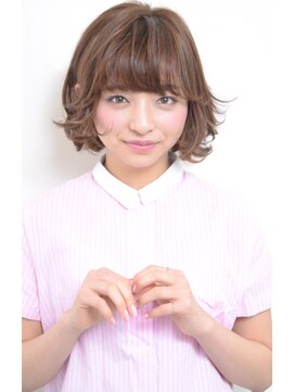 ビッケ(Vicke) 【Vicke渋谷】無造作な毛先のハネが可愛いホイップカールボブ2