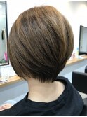 前下がりショートボブ