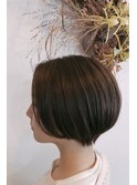アイロンを使用しないショートスタイル