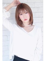 オーロ 武庫之荘店(ORO) ミルクティー、ストレート、ロブ、ハイライトカラー