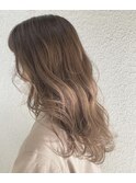 【 LOVELEY 】ナチュラルロング×ベージュカラー