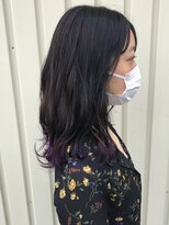 ニュウニュウ(NIU NIU)&nbsp;裾カラーパープル