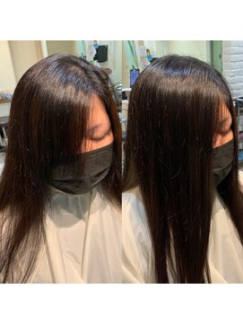 レーヴ ヘアー シエル(Reve hair ciel) 前髪なじませシールエクステ　20代/30代/40代