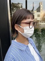 アシュレイ(ASHLEY)&nbsp;ASHLEY☆suzuka切りっぱなしボブ ぱっつんボブ 福島 野田 美容室