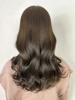 アイティーバイアルバム 松戸店(IT by ALBUM) オリーブベージュ_外ハネボブセクションカラー_ba367421