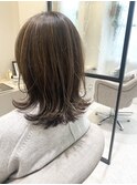 白髪ぼかしのおしゃれハイライト