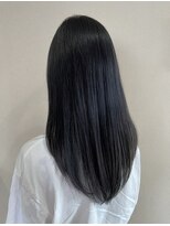 ヘアーアートミュージアム(Hair Art Museum)&nbsp;ネイビーブルーブラック／顔回りウルフ