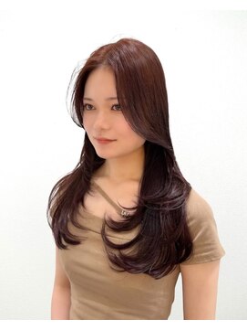 ワン バイ ジエクト(One by The Ect) 【ワンカールでOK】韓国風ザクザクレイヤーロング