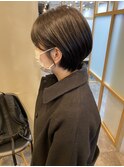小顔効果◎ひし形ショートボブ