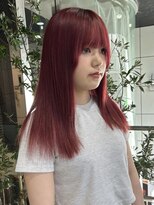 ヘアーアンドメイク ビス(HAIR&MAKE bis) 韓国風レッドカラー♪【唐木彩華】