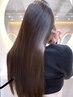 【大坪指名限定】縮毛矯正×カット×透明感カラー×髪質改善トリートメント