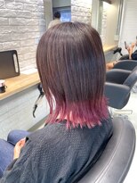 エイト 沖縄豊崎店(EIGHT toyosaki) 【EIGHT 豊崎】お客様スタイル_裾カラーピンク